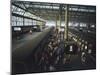 Waterloo Commuters-null-Mounted Photographic Print