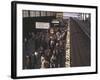 Waterloo Commuters-null-Framed Photographic Print