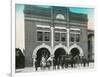 Waterloo, Iowa - Exterior View of Central Fire Station-Lantern Press-Framed Art Print