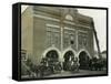 Waterloo, Iowa - Fire Station Exterior Photograph-Lantern Press-Framed Stretched Canvas