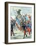 Waterloo Monument France (June 1904)-null-Framed Giclee Print