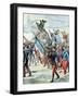 Waterloo Monument France (June 1904)-null-Framed Giclee Print