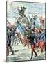 Waterloo Monument France (June 1904)-null-Mounted Giclee Print