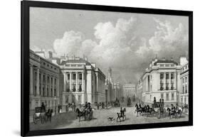 Waterloo Place and Part of Regent Street, Pub.1828-Thomas Hosmer Shepherd-Framed Giclee Print