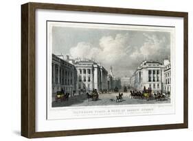 Waterloo Place and Part of Regent Street, Westminster, London, 1828-William Tombleson-Framed Giclee Print