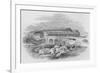 Waterloo Railway Station, as it appeared when first built, c1848, (1912)-null-Framed Giclee Print