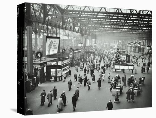 Waterloo Station, Lambeth, London, 1960-null-Stretched Canvas