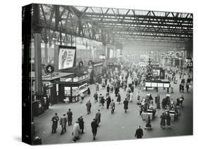 Waterloo Station, Lambeth, London, 1960-null-Stretched Canvas