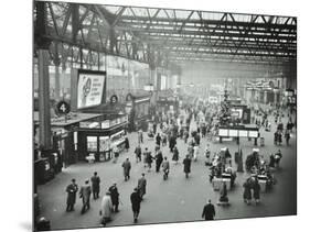 Waterloo Station, Lambeth, London, 1960-null-Mounted Photographic Print