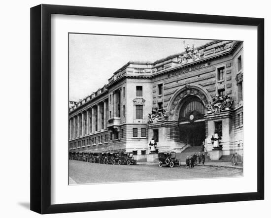 Waterloo Station, London, 1926-1927-McLeish-Framed Giclee Print