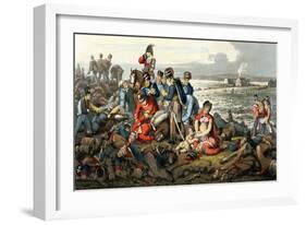 Waterloo, the Day After, Engraved by Matthew Dubourg (Fl.1813-20), Published by Edward Ormes…-John Heaviside Clark-Framed Giclee Print