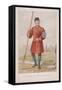 Waterman in Doggett's Coat and Badge, (C1860)-null-Framed Stretched Canvas