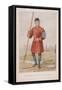 Waterman in Doggett's Coat and Badge, (C1860)-null-Framed Stretched Canvas