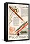 Waterman's, Magazine Advertisement, UK, 1929-null-Framed Stretched Canvas