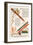 Waterman's, Magazine Advertisement, UK, 1929-null-Framed Giclee Print