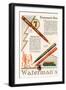 Waterman's, Magazine Advertisement, UK, 1929-null-Framed Giclee Print