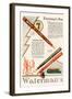 Waterman's, Magazine Advertisement, UK, 1929-null-Framed Giclee Print