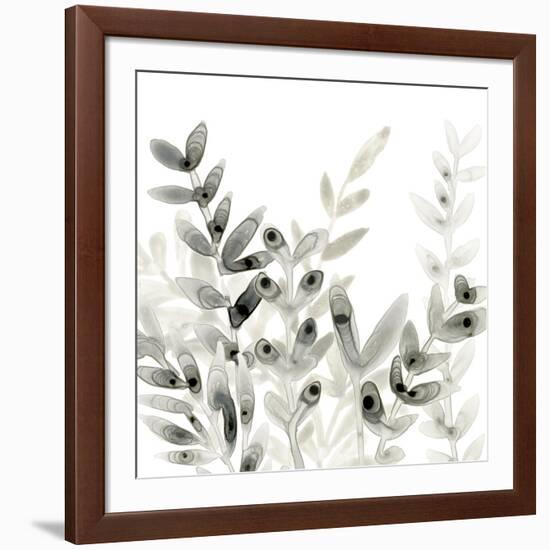 Watermark Foliage III-June Vess-Framed Art Print