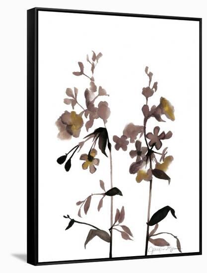 Watermark Wildflowers III-Jennifer Goldberger-Framed Stretched Canvas