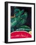 Watermelon and Green Bananas, 2002-Pedro Diego Alvarado-Framed Giclee Print