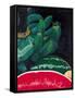 Watermelon and Green Bananas, 2002-Pedro Diego Alvarado-Framed Stretched Canvas