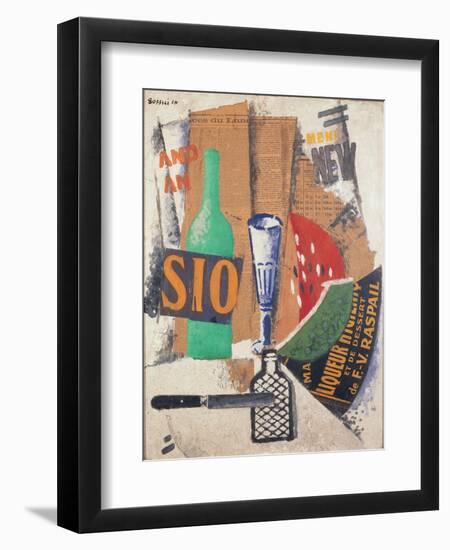 Watermelon and Liquors-Soffici Ardengo-Framed Giclee Print