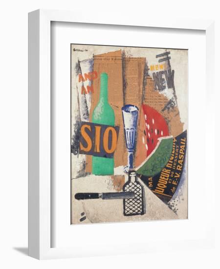 Watermelon and Liquors-Soffici Ardengo-Framed Giclee Print