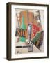 Watermelon and Liquors-Soffici Ardengo-Framed Giclee Print