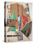 Watermelon and Liquors-Soffici Ardengo-Stretched Canvas