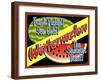 Watermelon Crate Label-Mark Frost-Framed Giclee Print