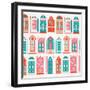 Watermelon Doors Pattern-Cat Coquillette-Framed Premium Giclee Print