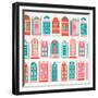 Watermelon Doors Pattern-Cat Coquillette-Framed Giclee Print