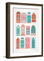 Watermelon Doors-Cat Coquillette-Framed Giclee Print