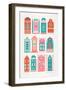 Watermelon Doors-Cat Coquillette-Framed Giclee Print