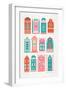 Watermelon Doors-Cat Coquillette-Framed Giclee Print