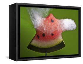 Watermelon Explosion-Alan Sailer-Framed Stretched Canvas