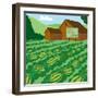 Watermelon Mix-Up - Turtle-Dawn Au-Framed Giclee Print