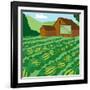 Watermelon Mix-Up - Turtle-Dawn Au-Framed Giclee Print