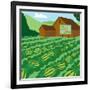 Watermelon Mix-Up - Turtle-Dawn Au-Framed Giclee Print