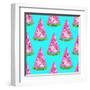 Watermelon Pattern-Maria Mirnaya-Framed Art Print