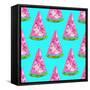 Watermelon Pattern-Maria Mirnaya-Framed Stretched Canvas