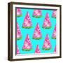 Watermelon Pattern-Maria Mirnaya-Framed Art Print