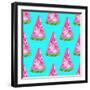 Watermelon Pattern-Maria Mirnaya-Framed Art Print