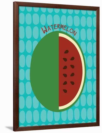 Watermelon Print-null-Framed Art Print