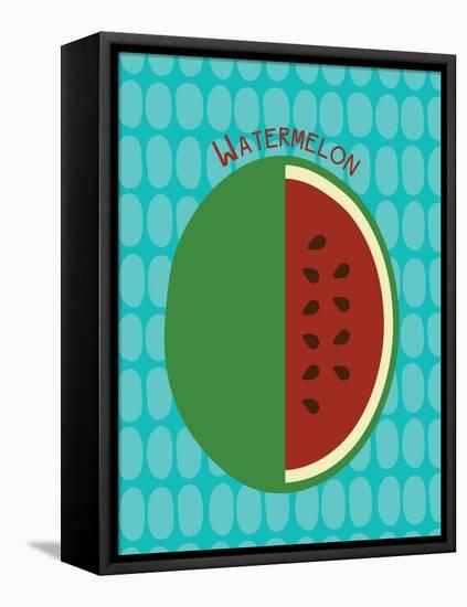 Watermelon Print-null-Framed Stretched Canvas