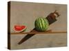 Watermelon Saw, 2011-Stewart Brown-Stretched Canvas