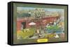 Watermelon Season, St. Louis, Missouri-null-Framed Stretched Canvas