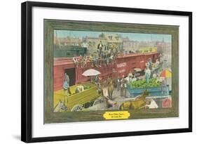 Watermelon Season, St. Louis, Missouri-null-Framed Art Print