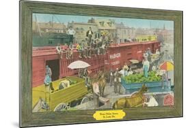 Watermelon Season, St. Louis, Missouri-null-Mounted Art Print