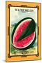 Watermelon Seed Packet-null-Mounted Art Print